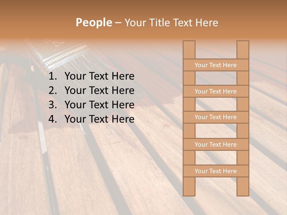 Painting Teak Furniture PowerPoint Template