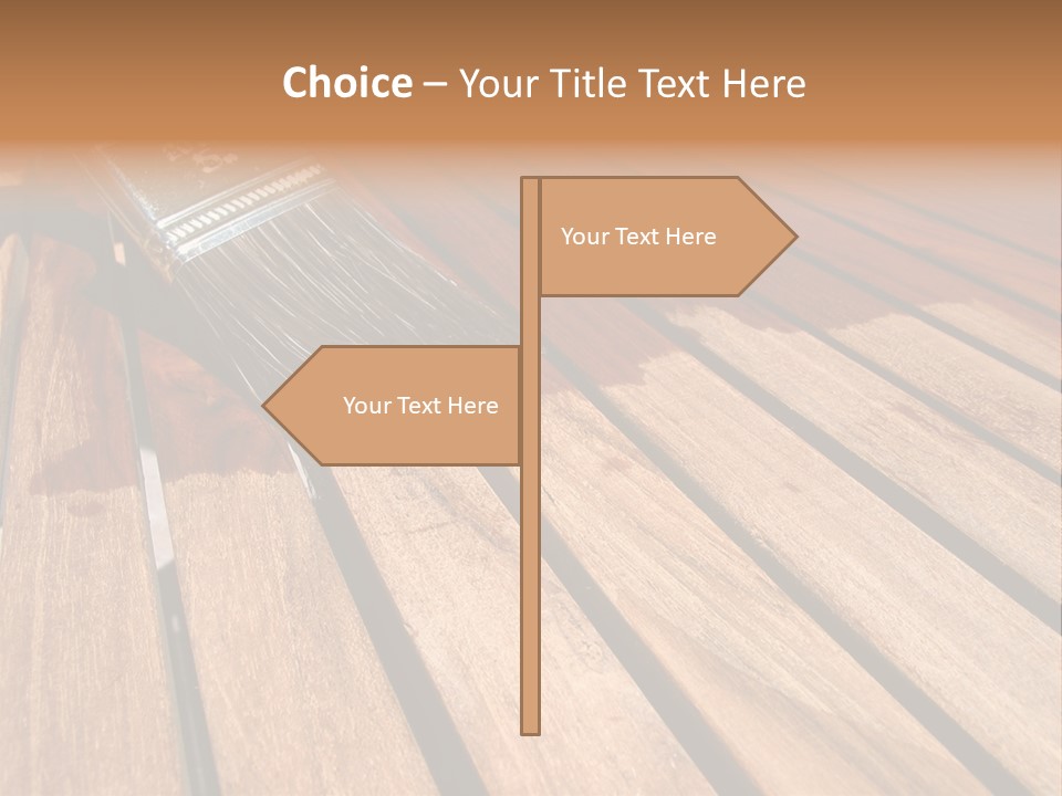 Painting Teak Furniture PowerPoint Template