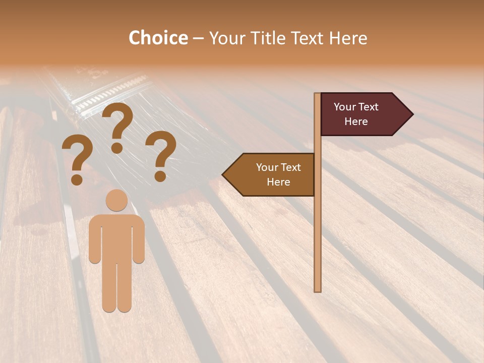 Painting Teak Furniture PowerPoint Template