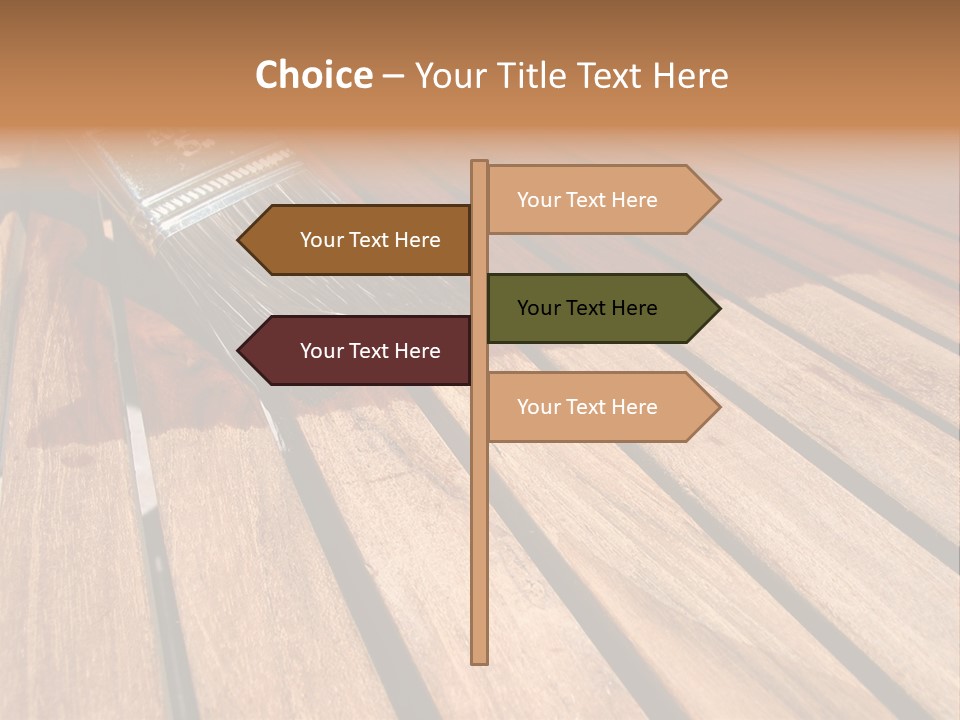 Painting Teak Furniture PowerPoint Template