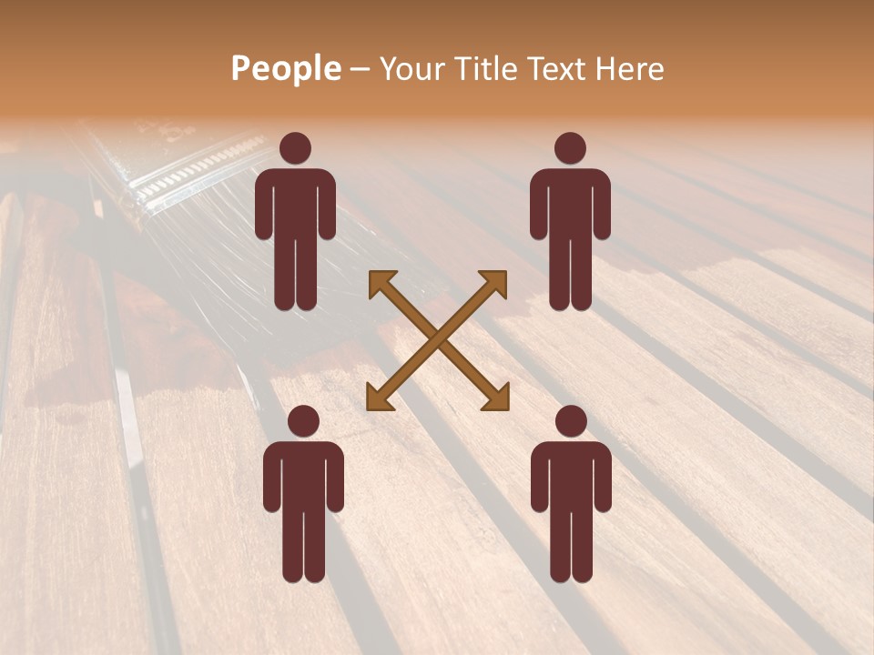 Painting Teak Furniture PowerPoint Template