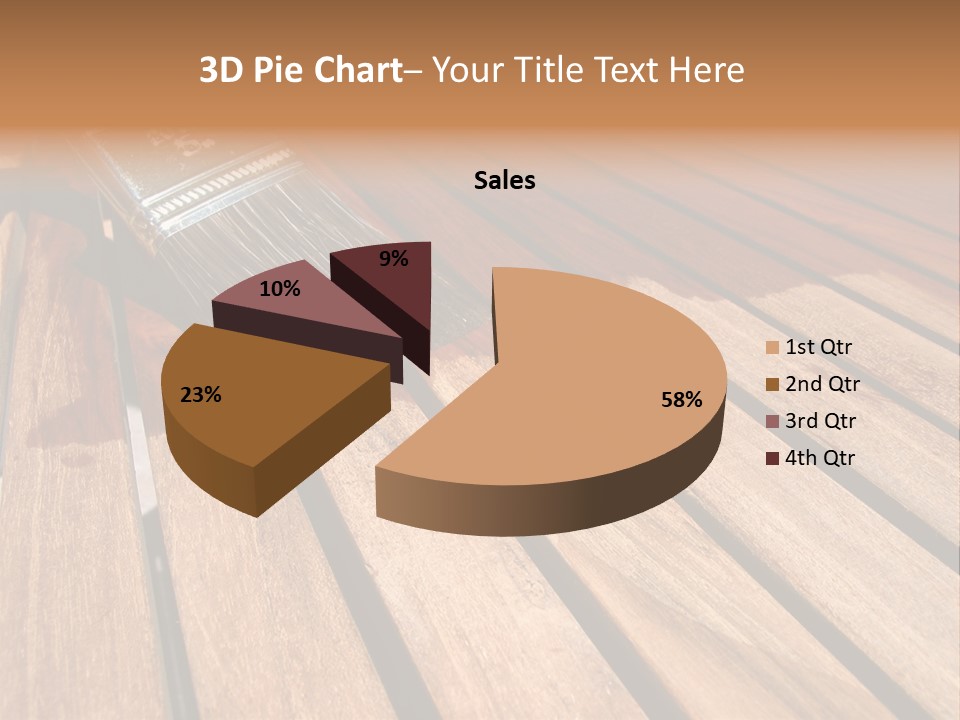 Painting Teak Furniture PowerPoint Template