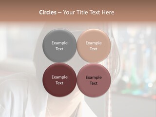 Adorable Girl Studying In The School A Over White Background PowerPoint Template