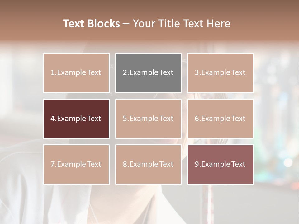 Adorable Girl Studying In The School A Over White Background PowerPoint Template