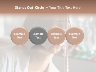 Adorable Girl Studying In The School A Over White Background PowerPoint Template