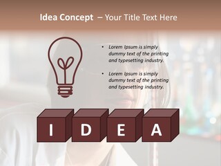 Adorable Girl Studying In The School A Over White Background PowerPoint Template