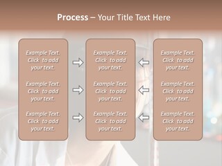 Adorable Girl Studying In The School A Over White Background PowerPoint Template