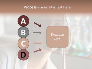 Adorable Girl Studying In The School A Over White Background PowerPoint Template