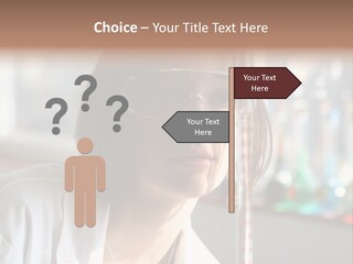 Adorable Girl Studying In The School A Over White Background PowerPoint Template