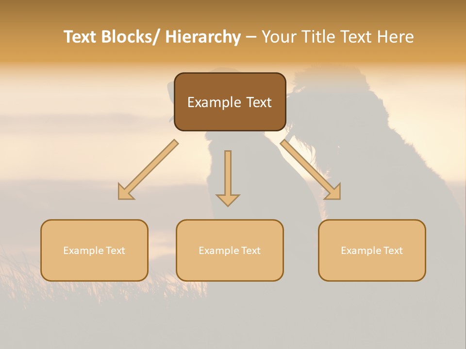 A Couple Of Dogs Sitting On Top Of A Grass Covered Field PowerPoint Template
