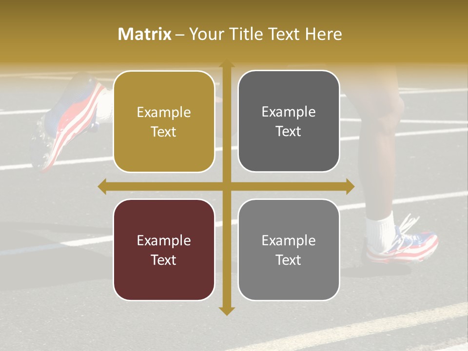 Athlete Racing PowerPoint Template