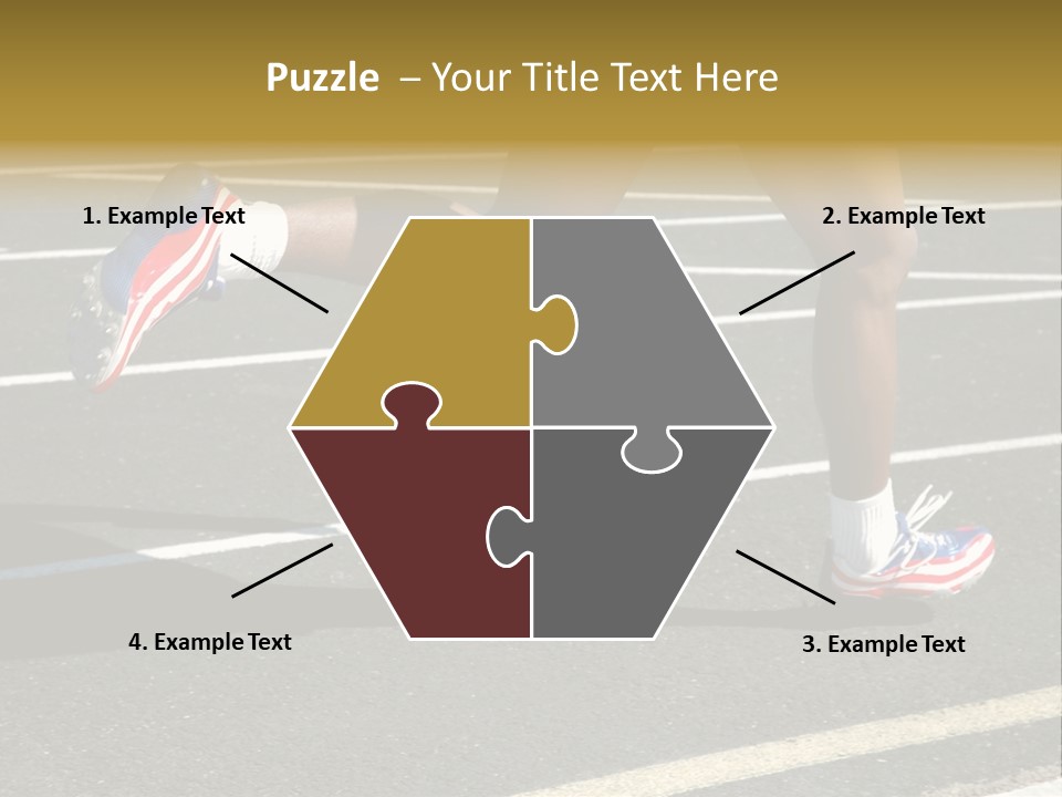 Athlete Racing PowerPoint Template