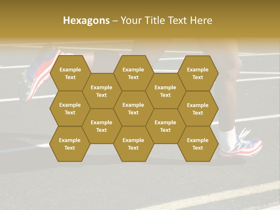 Athlete Racing PowerPoint Template