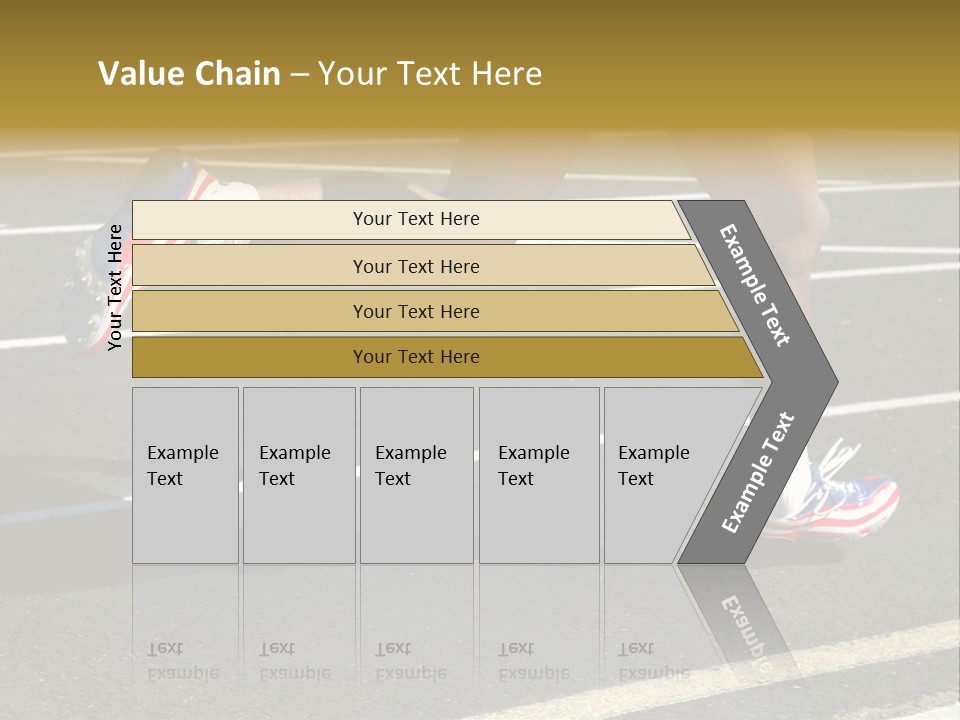 Athlete Racing PowerPoint Template