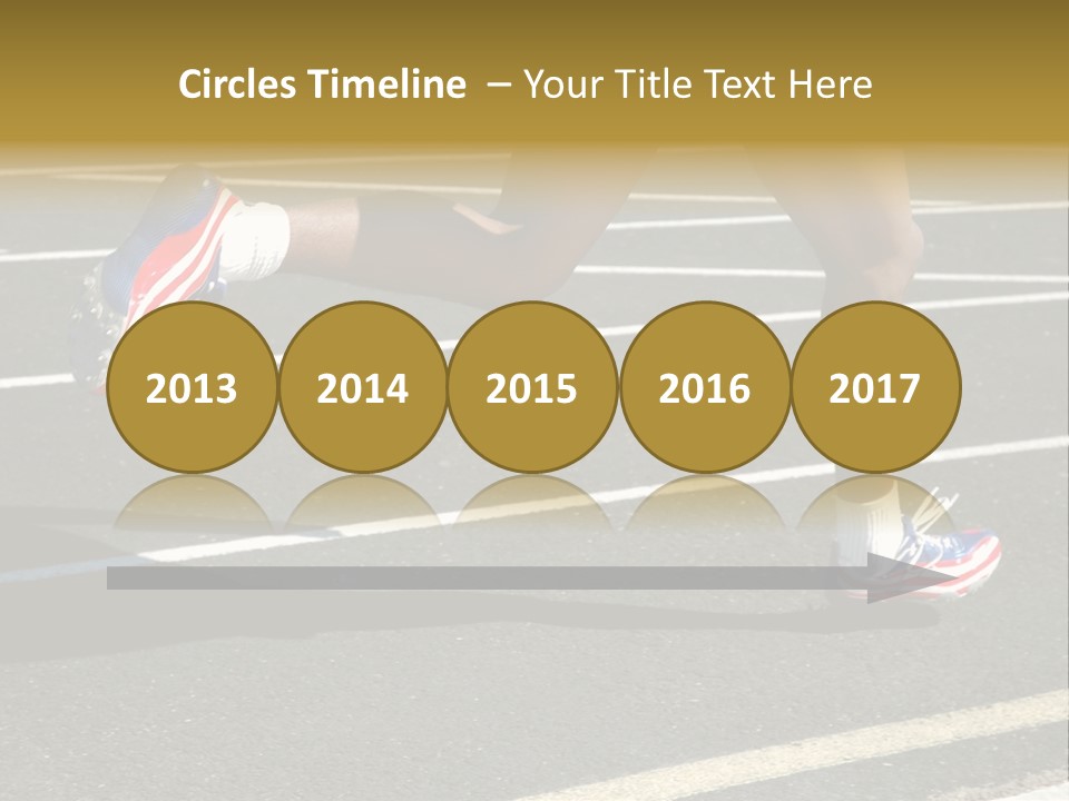 Athlete Racing PowerPoint Template