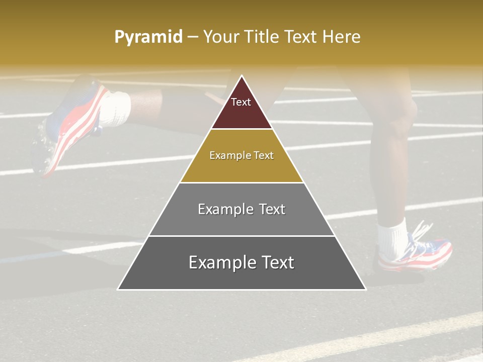 Athlete Racing PowerPoint Template