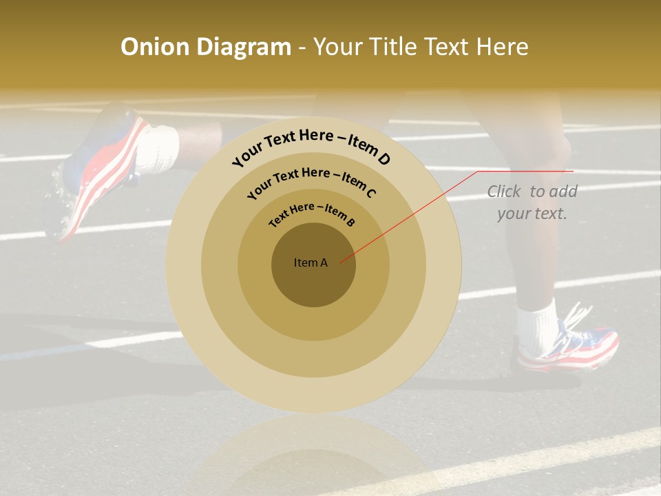 Athlete Racing PowerPoint Template