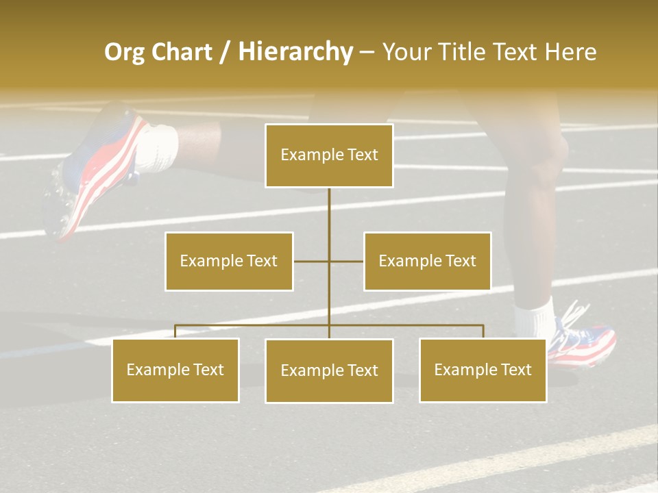 Athlete Racing PowerPoint Template
