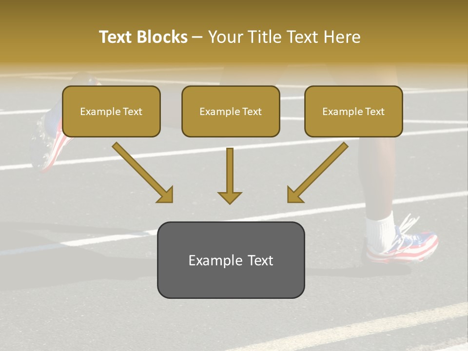 Athlete Racing PowerPoint Template