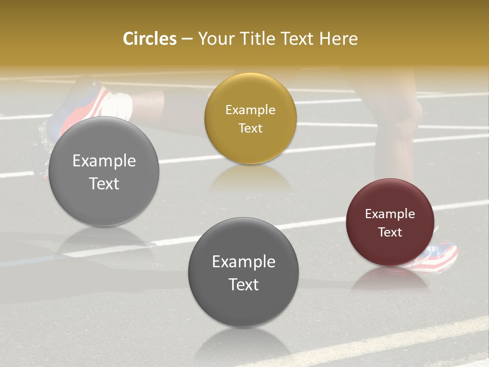 Athlete Racing PowerPoint Template