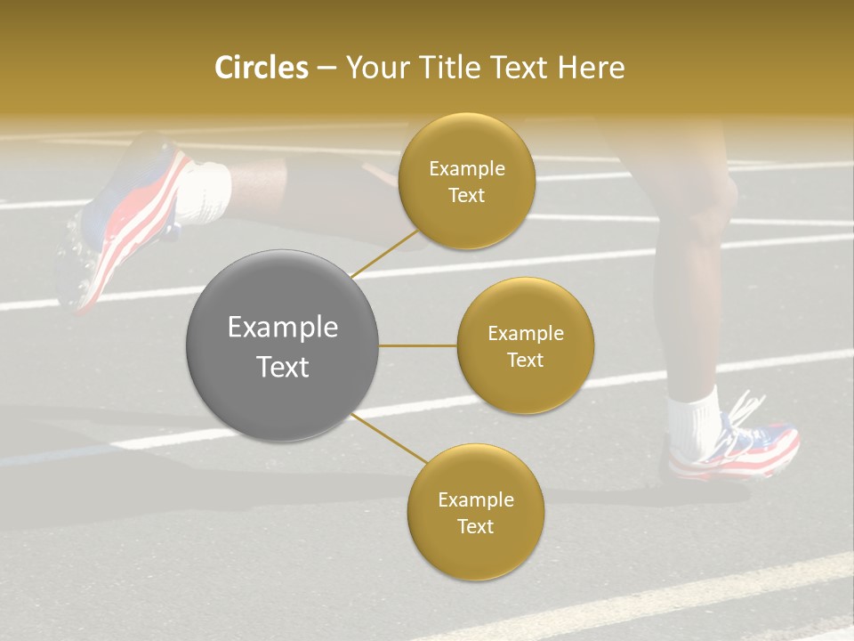 Athlete Racing PowerPoint Template