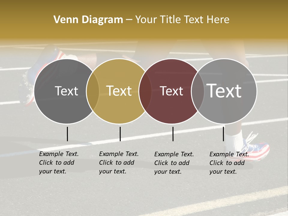 Athlete Racing PowerPoint Template
