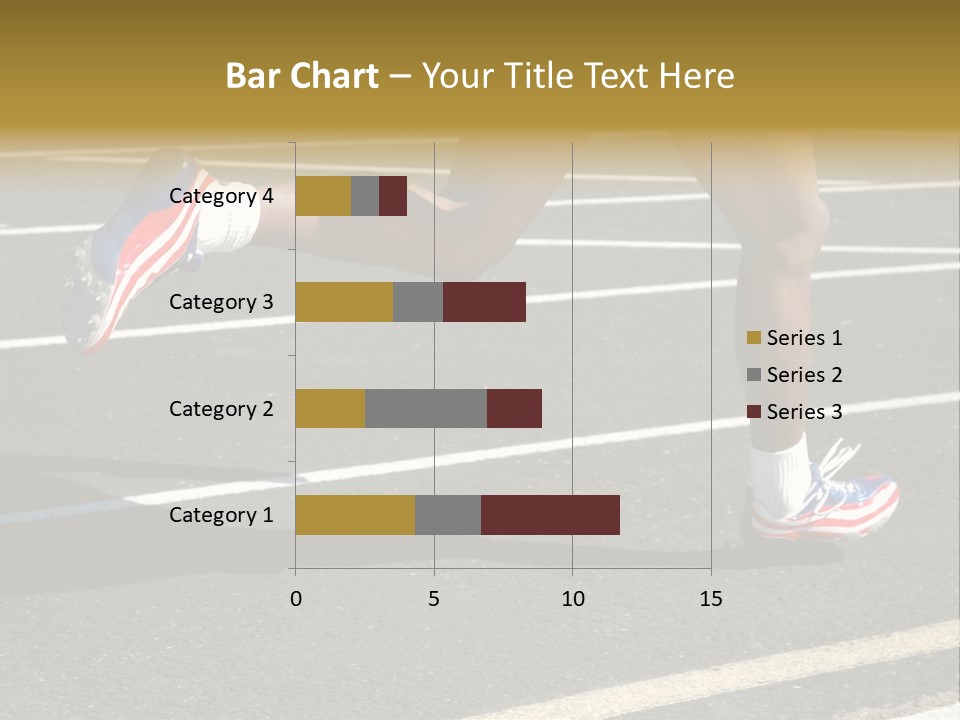 Athlete Racing PowerPoint Template