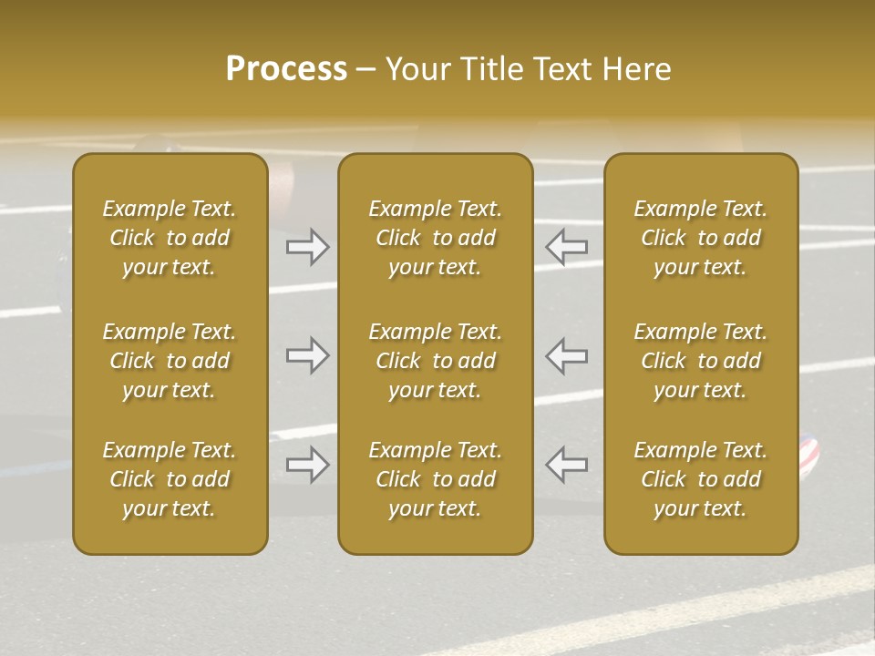Athlete Racing PowerPoint Template