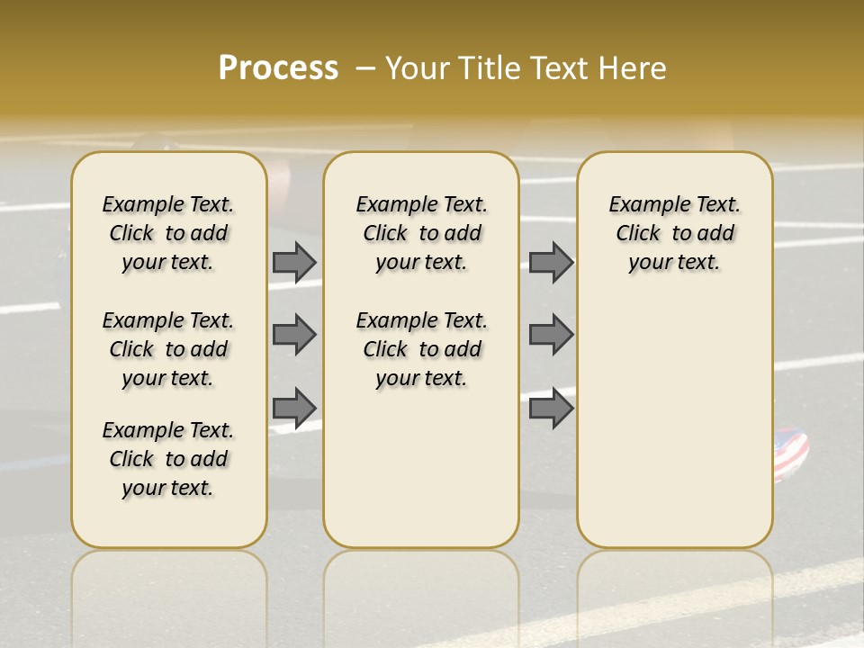 Athlete Racing PowerPoint Template