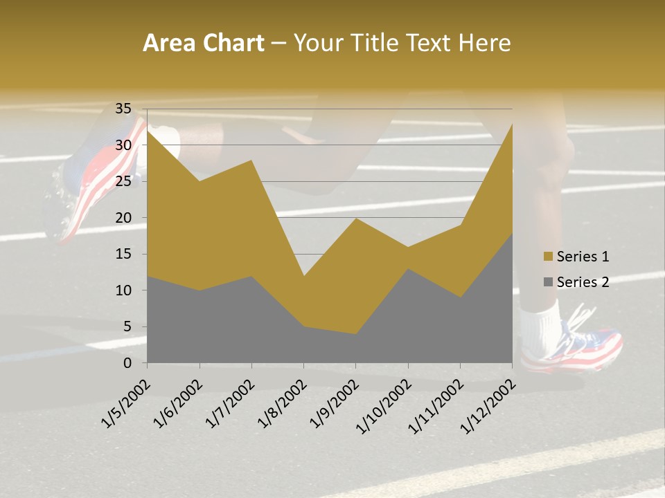 Athlete Racing PowerPoint Template