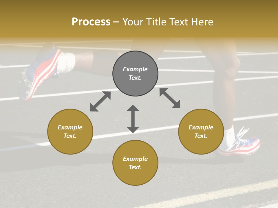 Athlete Racing PowerPoint Template