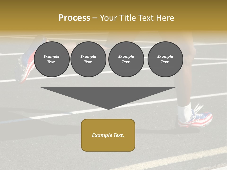 Athlete Racing PowerPoint Template
