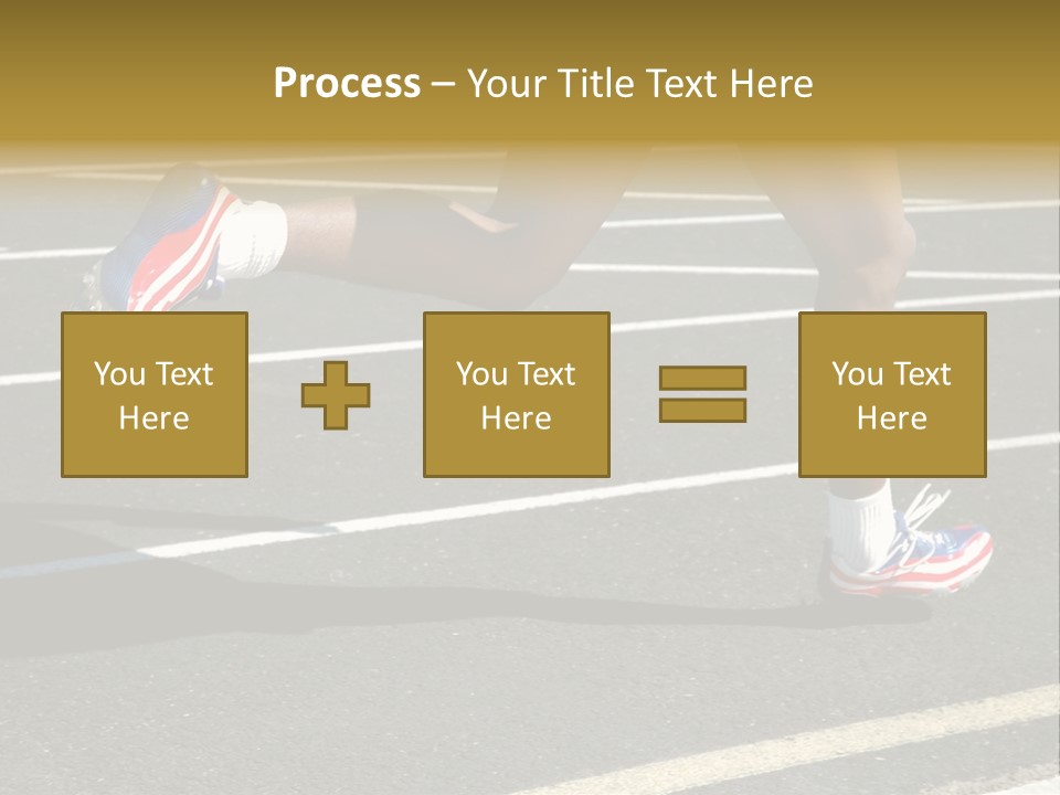 Athlete Racing PowerPoint Template
