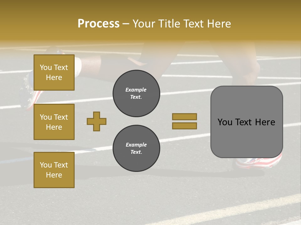 Athlete Racing PowerPoint Template