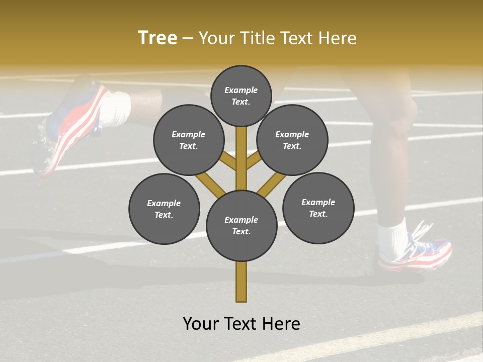 Athlete Racing PowerPoint Template