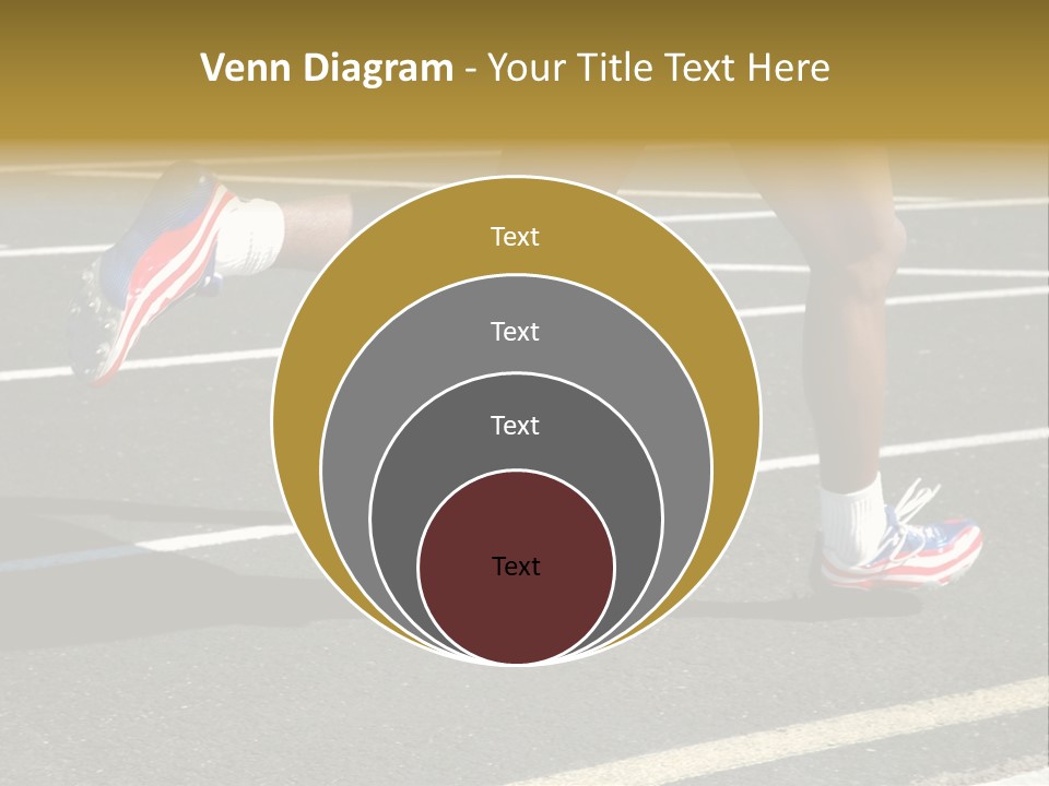 Athlete Racing PowerPoint Template