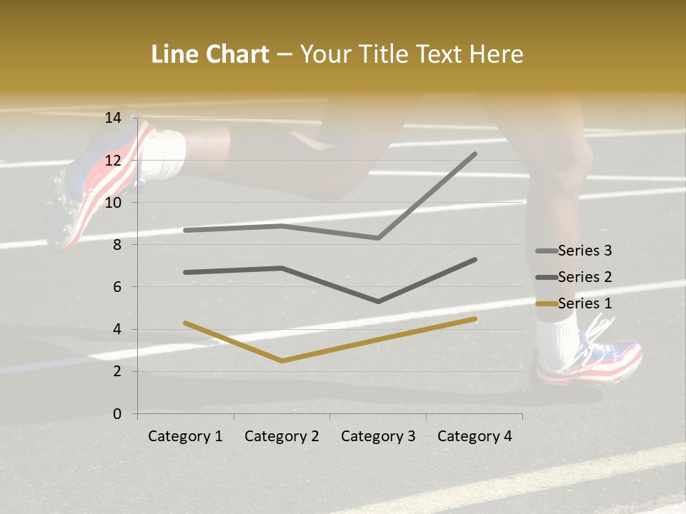 Athlete Racing PowerPoint Template