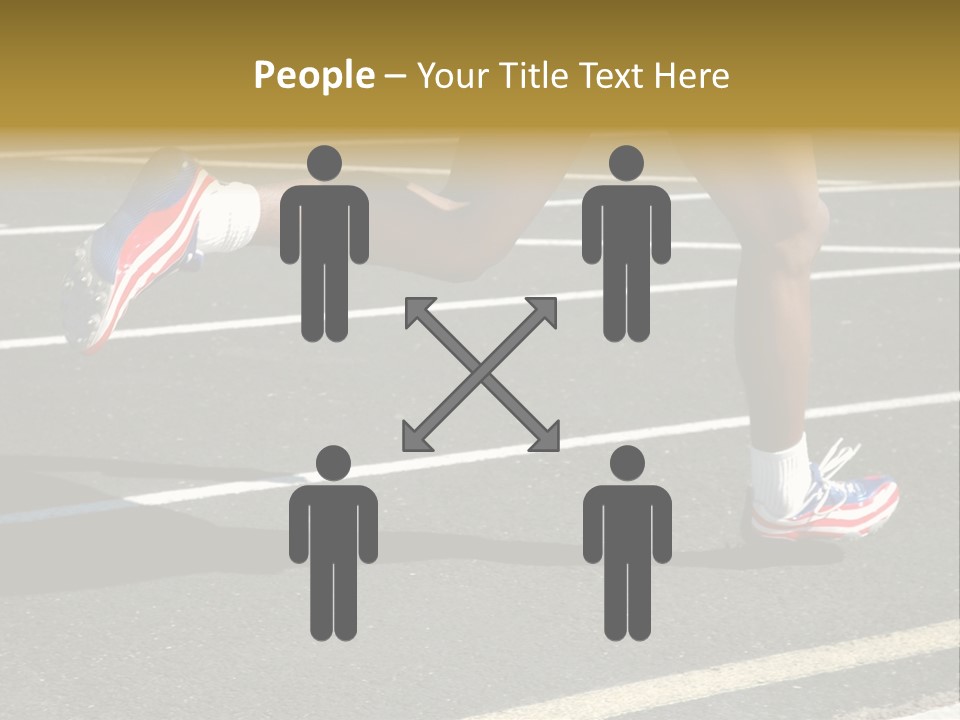 Athlete Racing PowerPoint Template