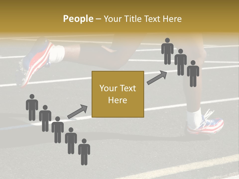 Athlete Racing PowerPoint Template