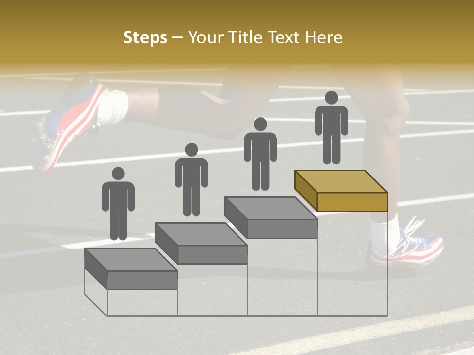 Athlete Racing PowerPoint Template