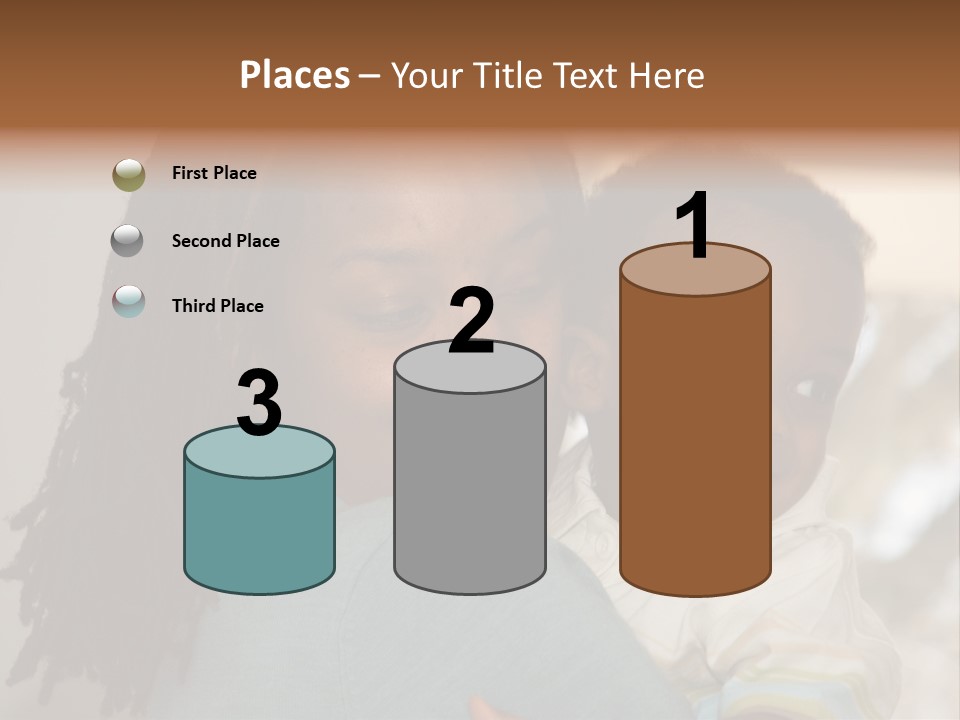 Blue Grunge Background With Dripping Blood PowerPoint Template