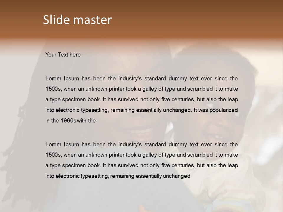 Blue Grunge Background With Dripping Blood PowerPoint Template