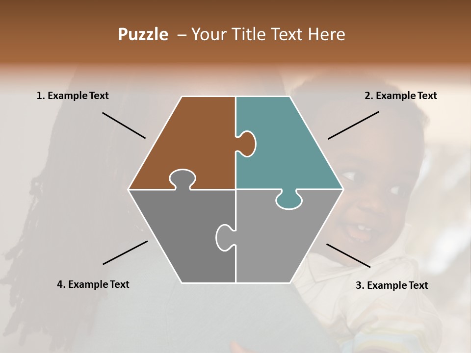 Blue Grunge Background With Dripping Blood PowerPoint Template