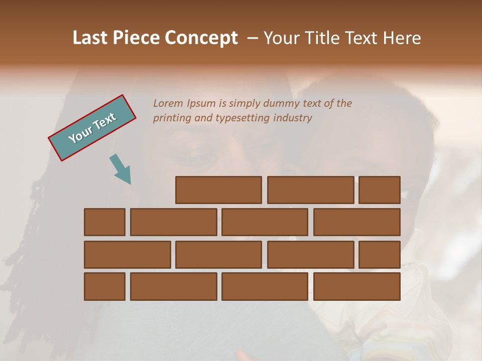 Blue Grunge Background With Dripping Blood PowerPoint Template