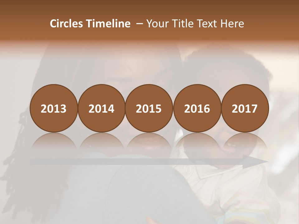 Blue Grunge Background With Dripping Blood PowerPoint Template