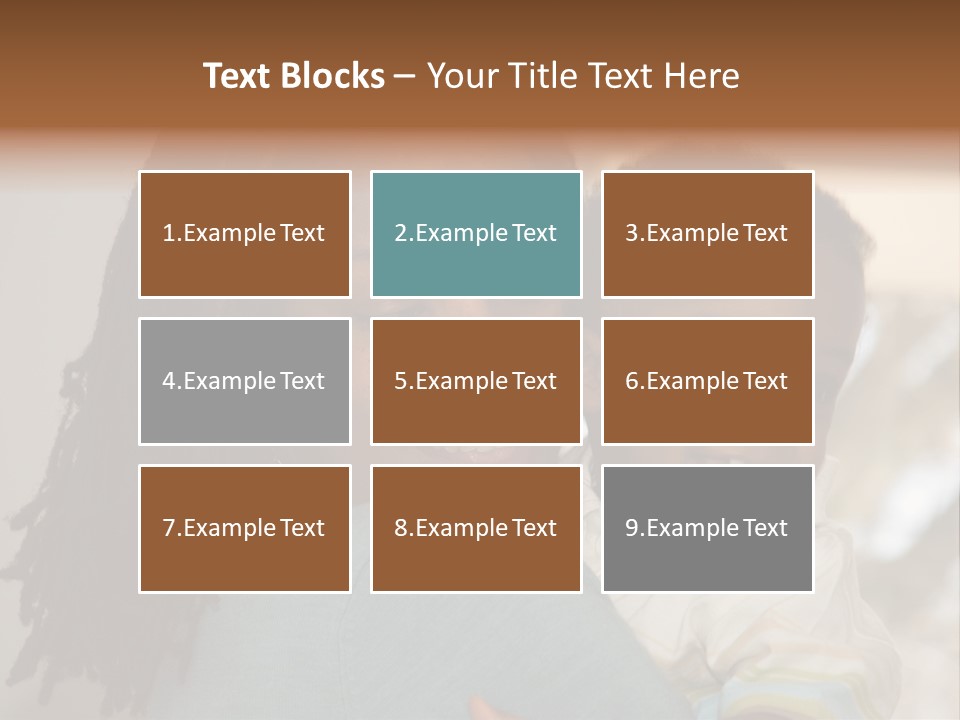 Blue Grunge Background With Dripping Blood PowerPoint Template