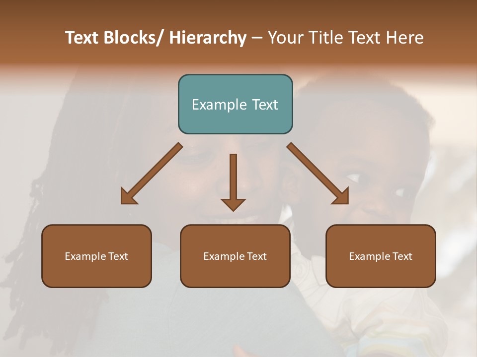 Blue Grunge Background With Dripping Blood PowerPoint Template