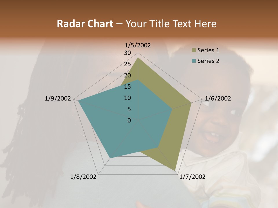 Blue Grunge Background With Dripping Blood PowerPoint Template