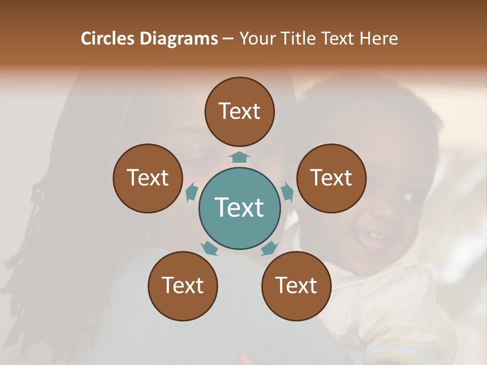 Blue Grunge Background With Dripping Blood PowerPoint Template