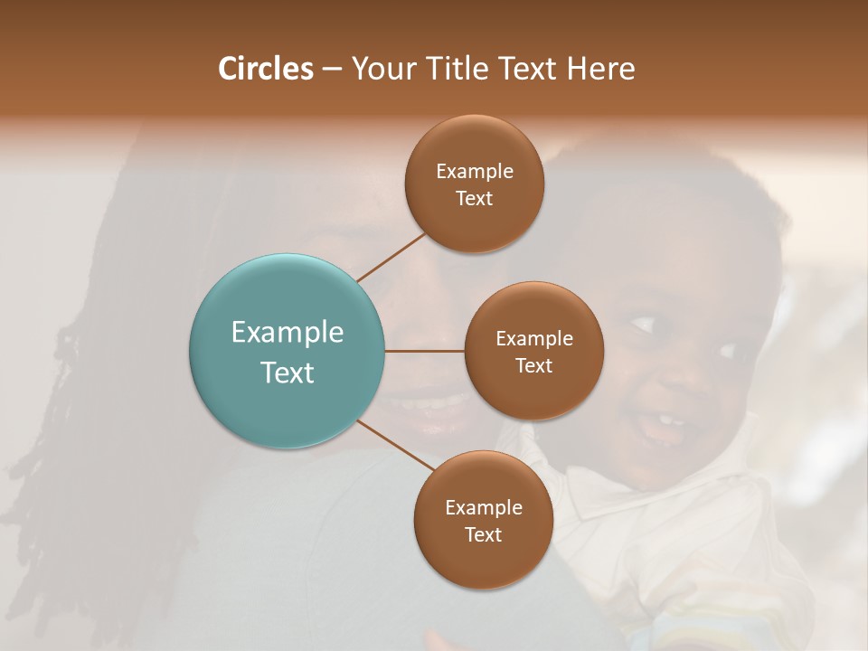 Blue Grunge Background With Dripping Blood PowerPoint Template